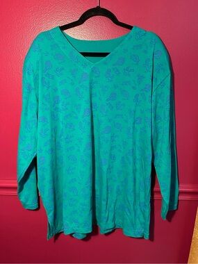Vintage b.i.gear sport fish print coverup